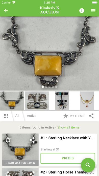 Mountain Valley Auctions Screenshot