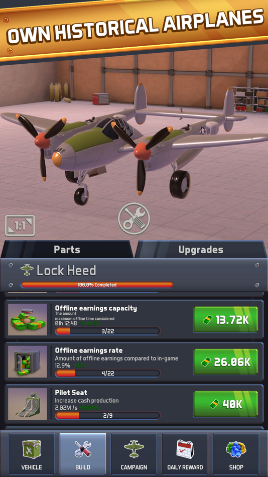 #7. Idle Planes: Airplanes & Jets (iOS) 来自: By Aliens L.L.C - F.Z