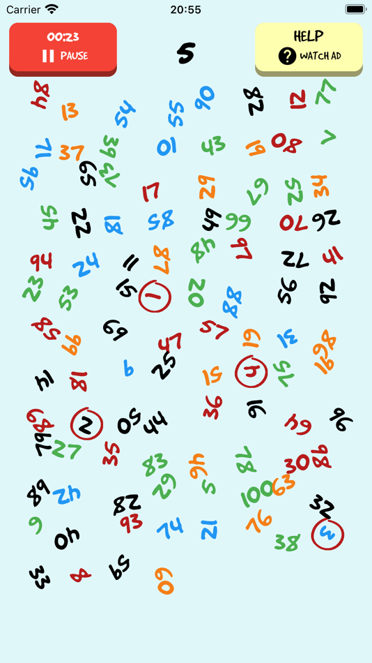 #1. Find 100 - Find the number (iOS) Podle: Nhuan Vu