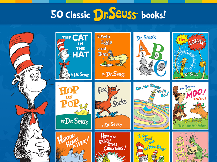 Dr. Seuss Treasury Kids Books