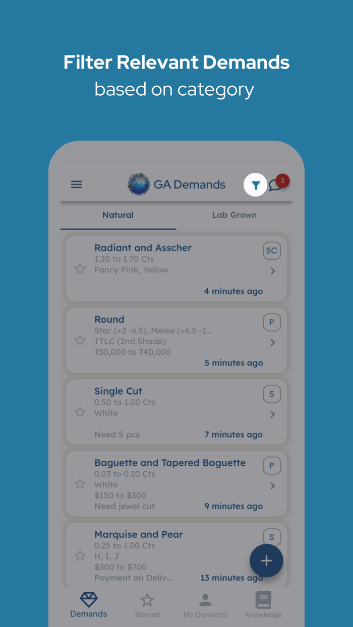 GA Demands Diamond Demand App