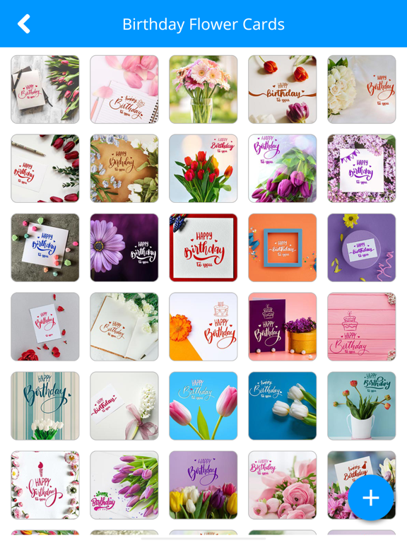 Happy Birthday Card Maker iPad screenshot 7 - Photo & Video app