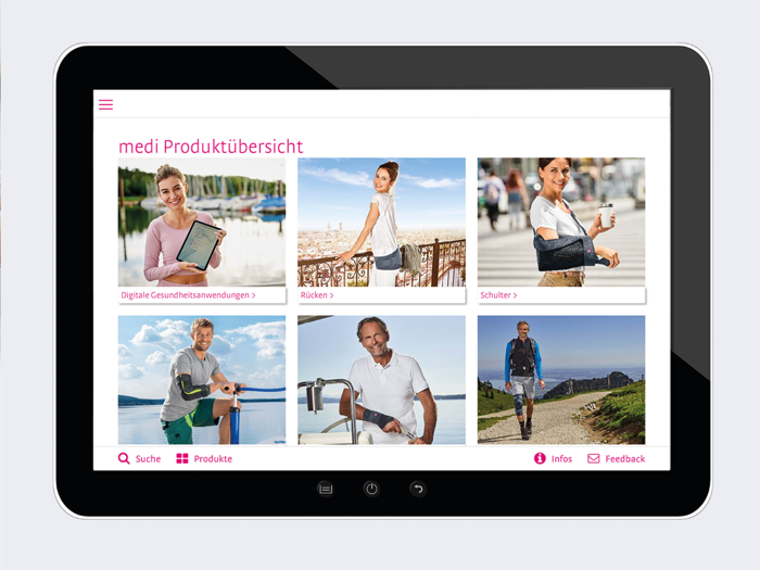 medi Produktfinder Orthopädie