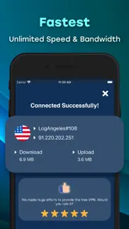 vpn - free vpn super ™ iphone screenshot 3