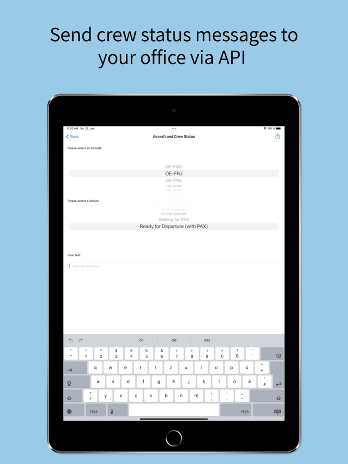 OpsControl Sheet for Aviation