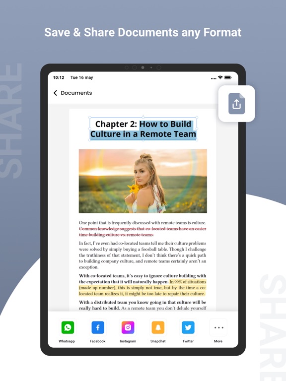 PDF Reader - Read PDF Files iPad screenshot 7 - Productivity app