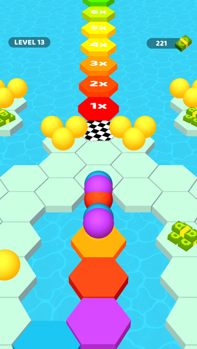 Hexaball Runner Screenshot