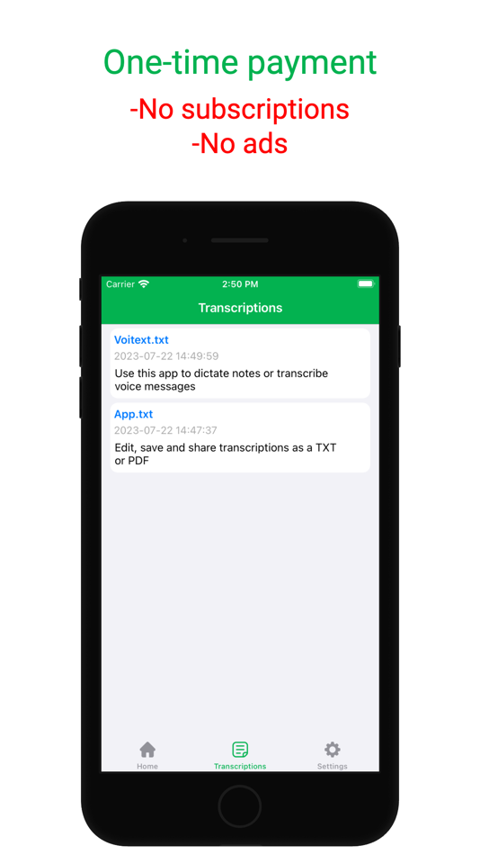#2. Voitext - Speech to text (iOS) 作者: Carolina Coronado