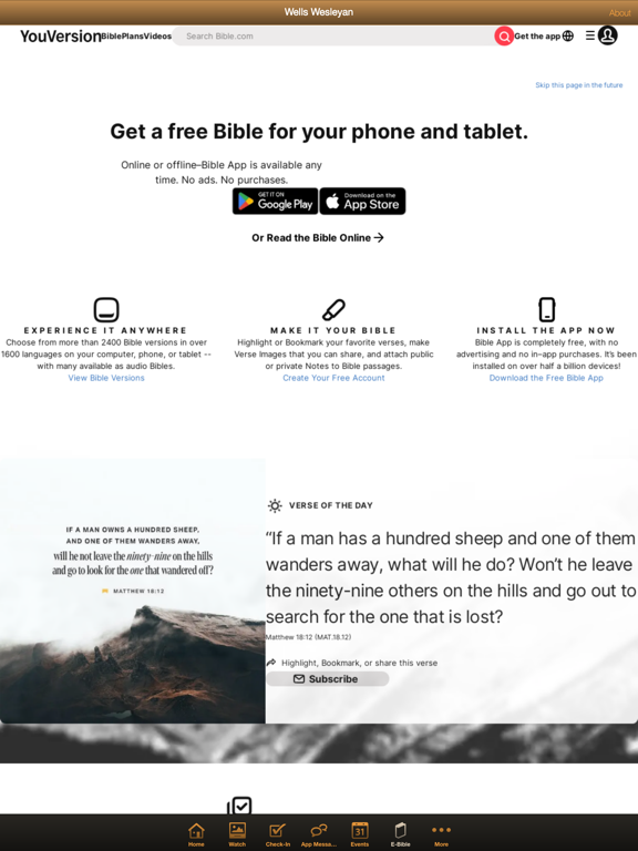 Wells Wesleyan iPad screenshot 5 - Social Networking app
