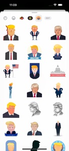 Donald Trump Emotions Stickers screenshot #2 for iPhone
