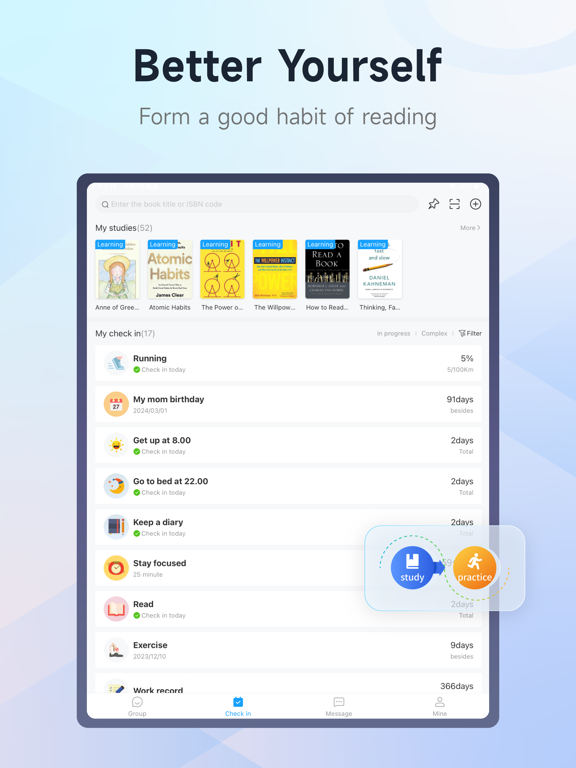 Screenshot #4 pour Better Yourself -daily growth