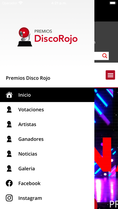 Premios Disco Rojo Screenshot