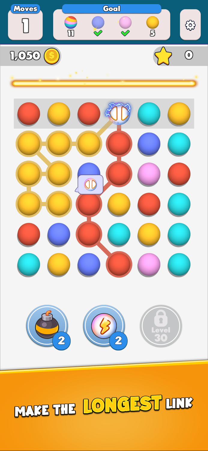 Link dots Clear Em All