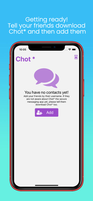 ‎Chot: Secure Instant Messaging Screenshot