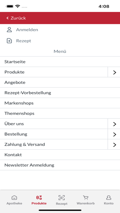 ZentralAPO24.de Screenshot
