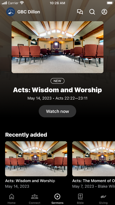 Grace Bible Church of Dillon Screenshot