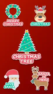 christmas stickers -wa message iphone screenshot 1