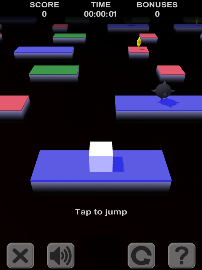 Cube Jump. 3D platforms