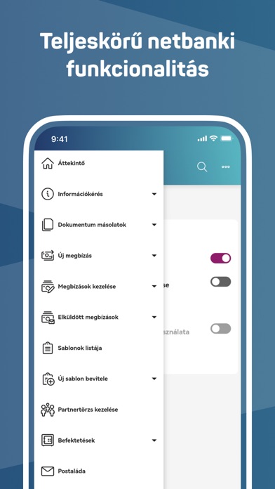 MBH Vállalati Mobilalkalmazás Screenshot