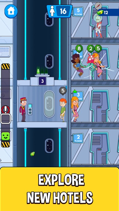 Hotel Elevator: Doorman Mania Screenshot