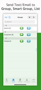 Smart Group: Email, SMS/Text screenshot #2 for iPhone