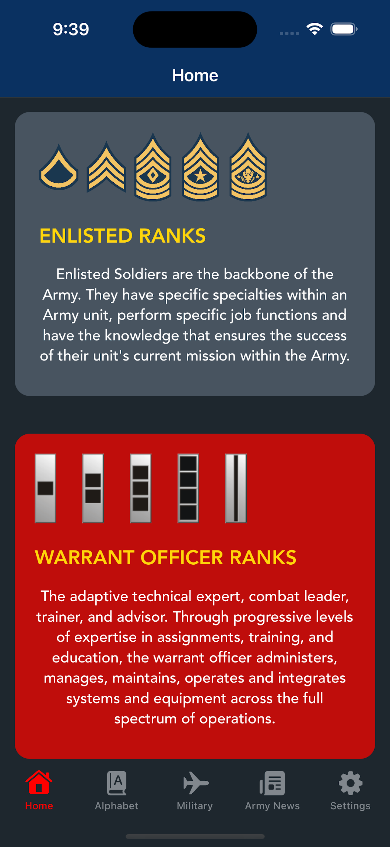 US Army Ranks