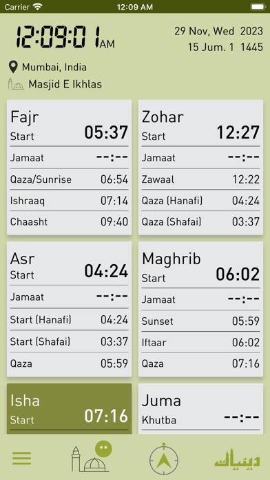 Prayer Times & Mosque Finder Screenshot