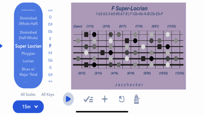 Jazzhacker Scales for Guitar Screenshot