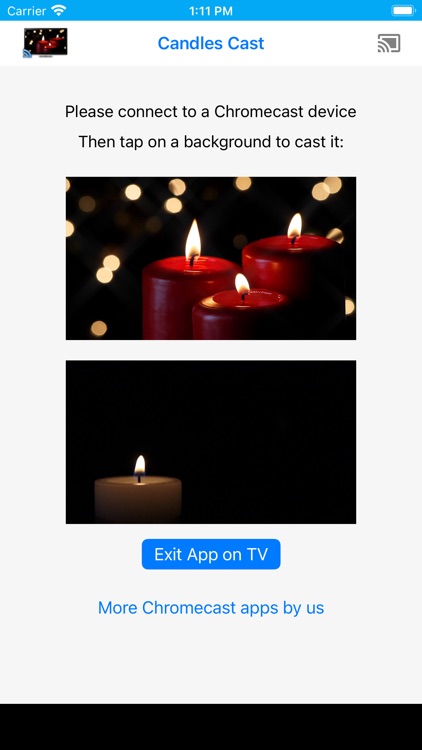 Romantic Candles on TV