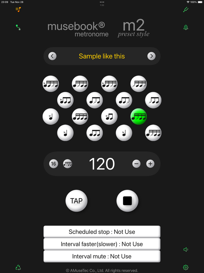 musebook metronome m2