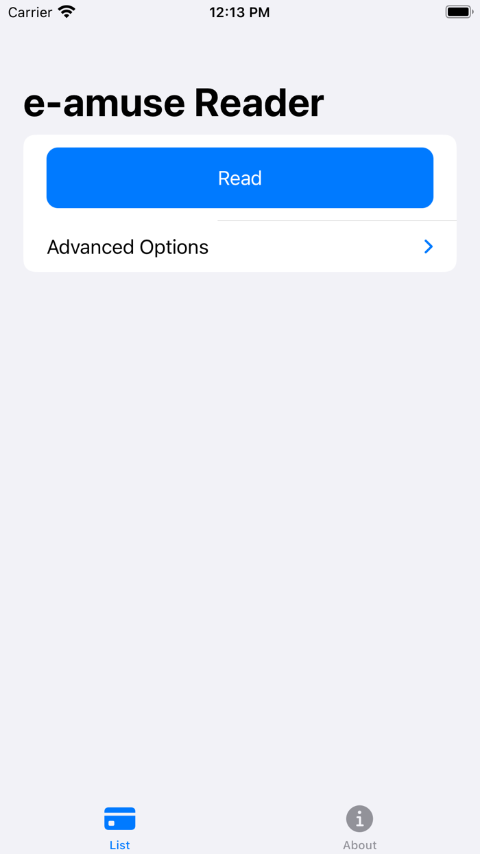 e-amusement pass Reader