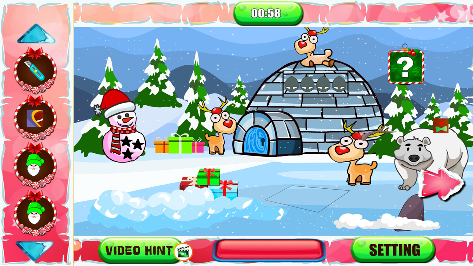 #1. Infinite Christmas Escape Game (iOS) 由: Vembarasi Mariyappan