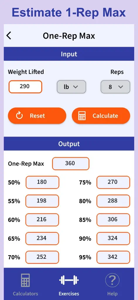 ExRx.net Workout Tools - Lifestyle App | MWM