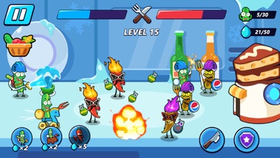 Vegetable War-Ultimate Battle Screenshot