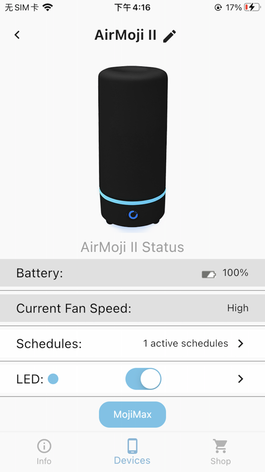 #1. MojiLife AirMoji II (iOS) 由: Marshall Clark