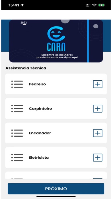 O Cara - Cliente Screenshot