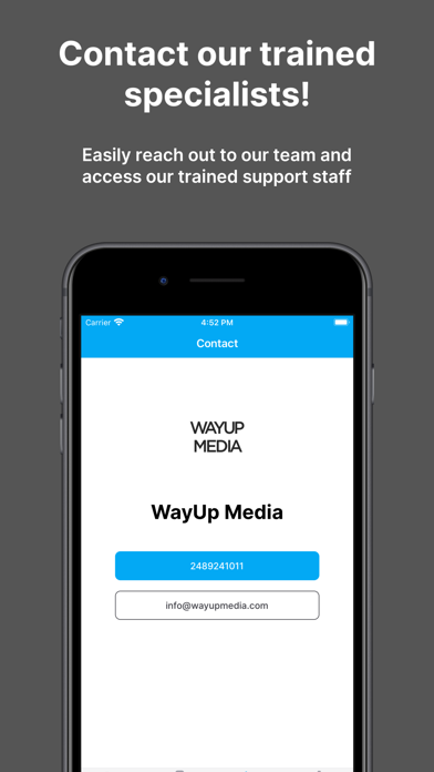 WayUp Media Screenshot