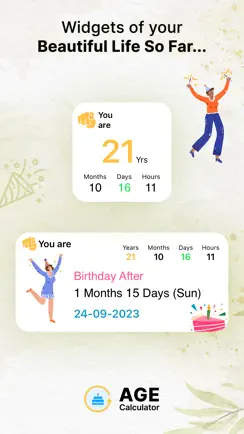 Age Calculator & Event Tracker iPhone image 3