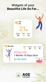 Age Calculator & Event Tracker screenshot