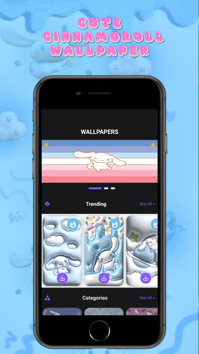 Screenshot #1 pour Cinnamoroll Wallpapers HD