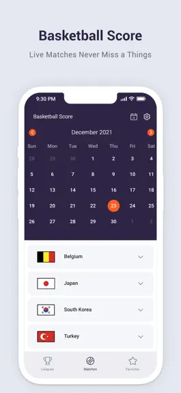 Game screenshot Live Basketball Score apk