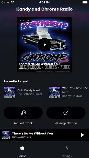 Kandy and Chrome Radio screenshot 1