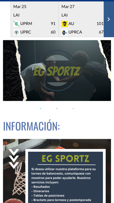 EG Sportz Screenshot