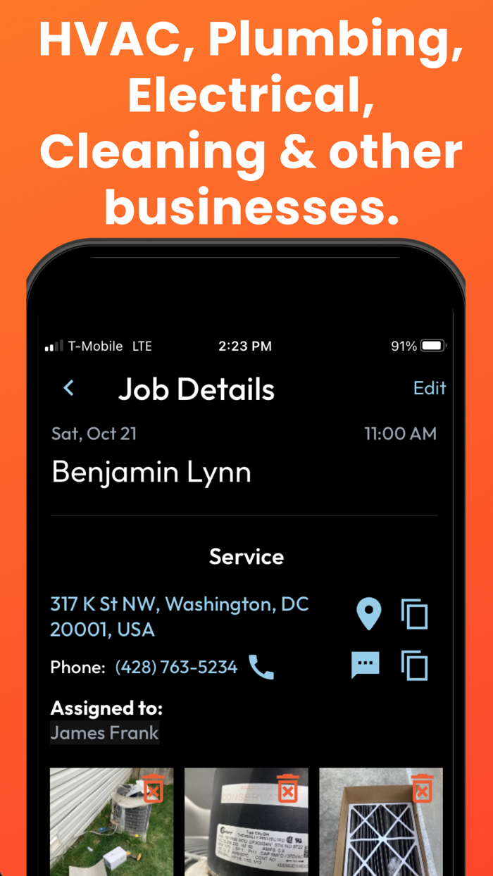 Employee Scheduling CRM Mobile