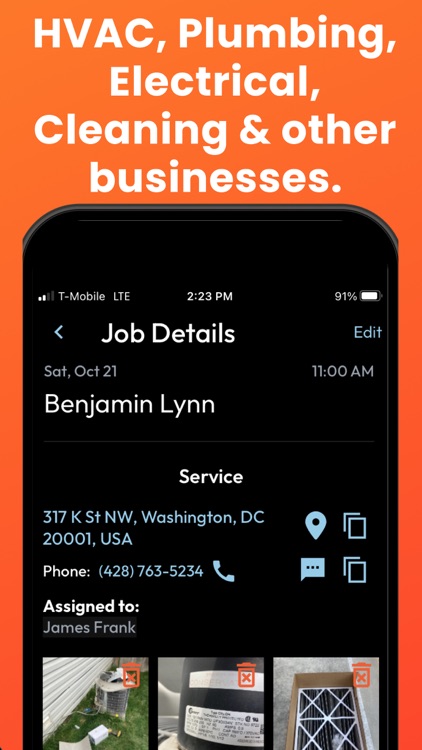 Employee Scheduling CRM Mobile