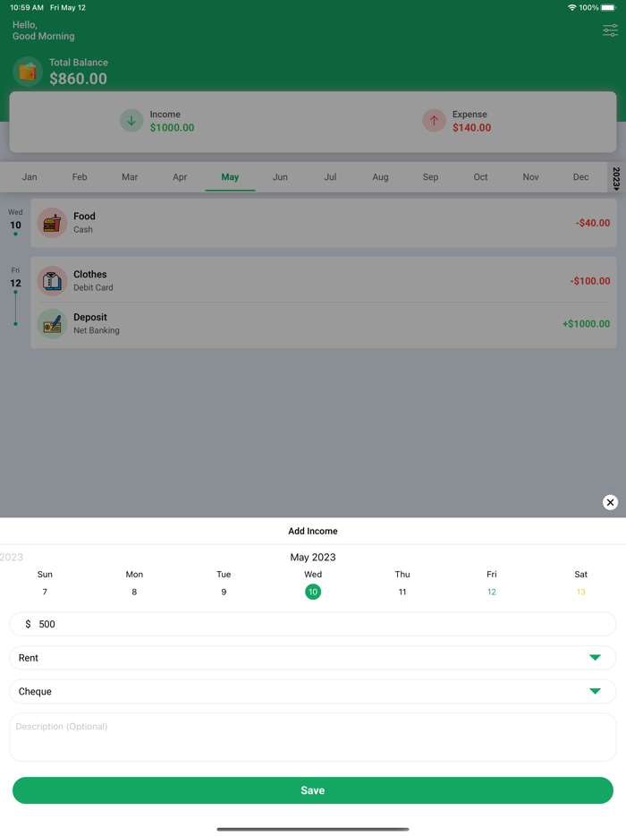 Expense Manager - Daily Budget