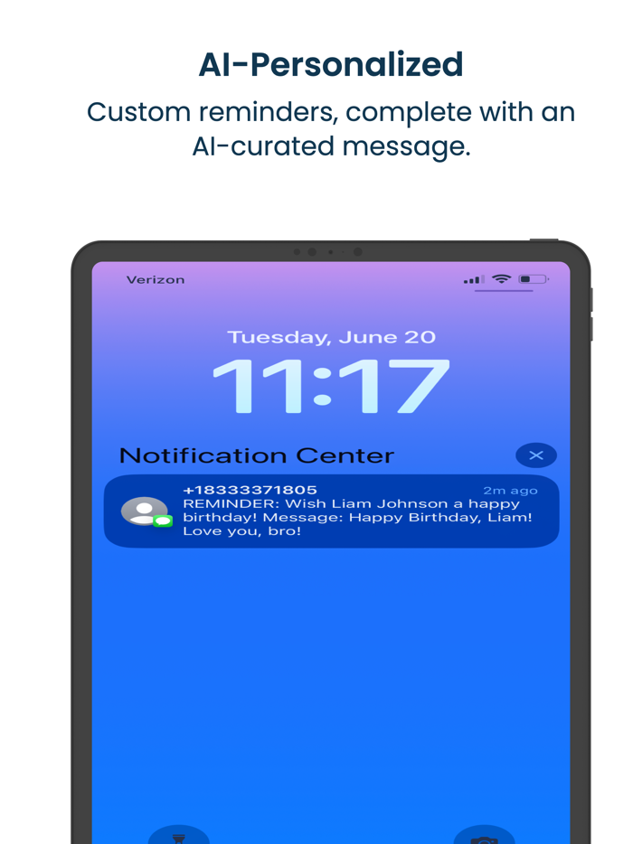 Birthday AI Reminders and Cards