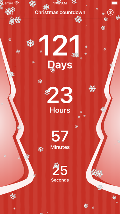 Christmas Countdown and Lists Screenshot