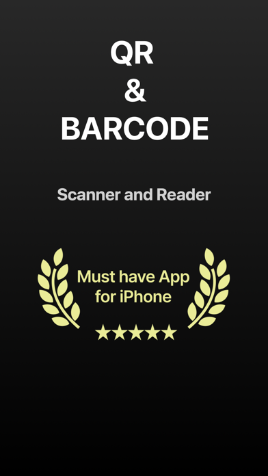 QR Code & Barcode Scanner app. Screenshot