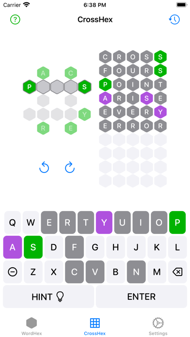 WordHex: 1 Secret, 6 Guesses Screenshot